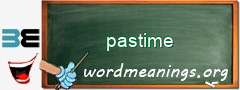 WordMeaning blackboard for pastime